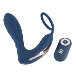 Kolík anální You2Toys Vibrating Prostate plug with cock ring