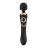 Masážní hlavice a vibrátor 2v1 CLEOPATRA Wand Massager black