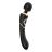 Masážní hlavice a vibrátor 2v1 CLEOPATRA Wand Massager black