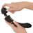 Masážní hlavice a vibrátor 2v1 CLEOPATRA Wand Massager black