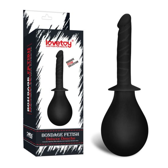 Anální sprcha, Bondage Fetish Deluxe Douche, černá, 240 ml