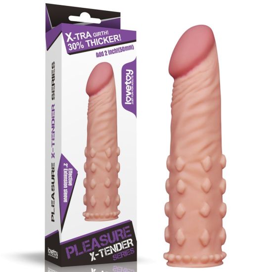 Love Toy Pleasure X-tender + 2,54 cm + 30% obvod penisu