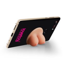 Univerzální stojan na mobil nebo tablet ve tvaru prsou