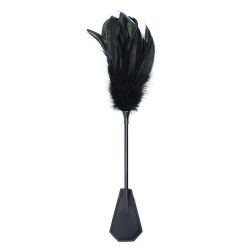 Peříčko s bičíkem Sexys, černé, délka 39 cm