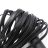 Důtky Sexys Bondage Couture Flogger, černé, 58 cm