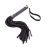 Dútky Sexys Bondage Gold Flogger, čierna, 27 cm