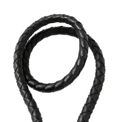 Bič Sexys pletený se střapcem, černý, délka 192,5 cm