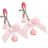 Skřipce na bradavky NOIR Pink  adjustable nipple clamps